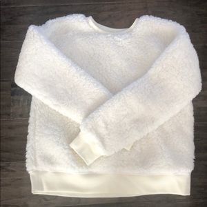 Sherpa sweatshirt crewneck